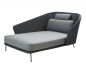 Preview: Cane-Line Mega Daybed rechts inkl. Kissensatz Grey